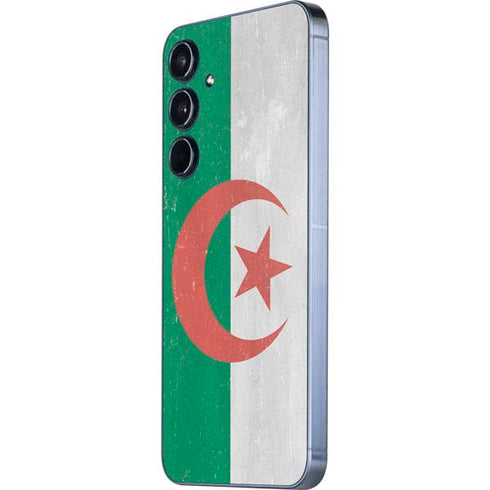 Algeria Flag Distressed Galaxy A36 5G Skin